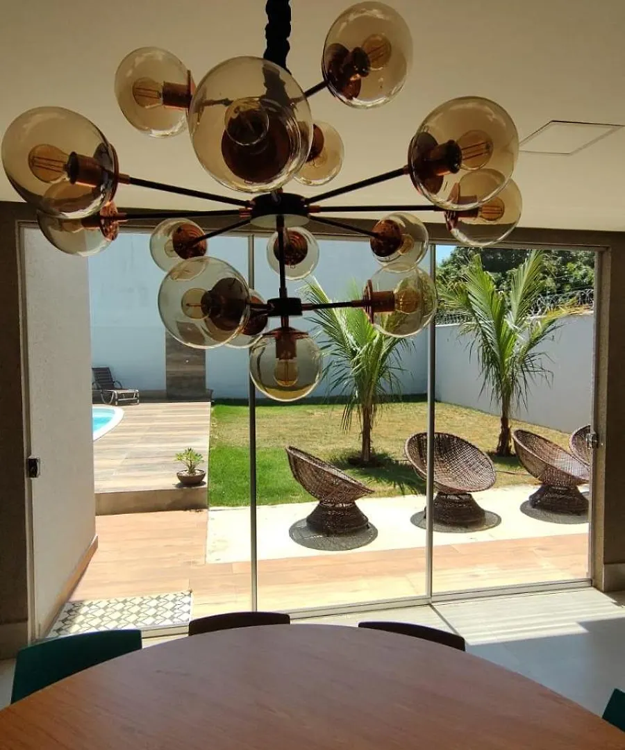 Casa Alto Padrao Em Bairro Nobre De Caldas Novas Com Piscina Quente E Sala De Jogos